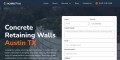 Retaining Walls Austin TX | Concrete Block Wall Solutions