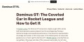 Dominus GT Rocket League