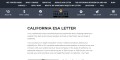 Get your ESA letter now at just $99 only in California.