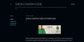 SHEIN COUPON CODE OCTOBER 2020