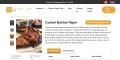 Custom butcher paper