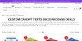 10x10 Custom Pop Up Tents