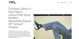 Converse Claims in New Patent Lawsuit that Steve Madden Repeatedly Ripped Off 