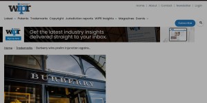 Burberry wins prelim injunction against Chinese ‘Baneberry’ brand