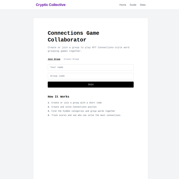 Screenshot of connect-collab.thomasbale.com