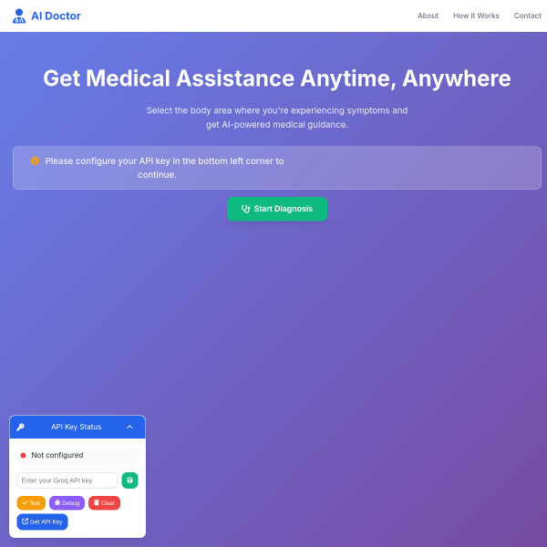 Screenshot of doctor.thomasbale.com
