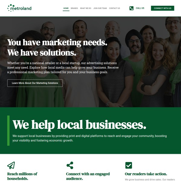 Goldbook homepage screenshot