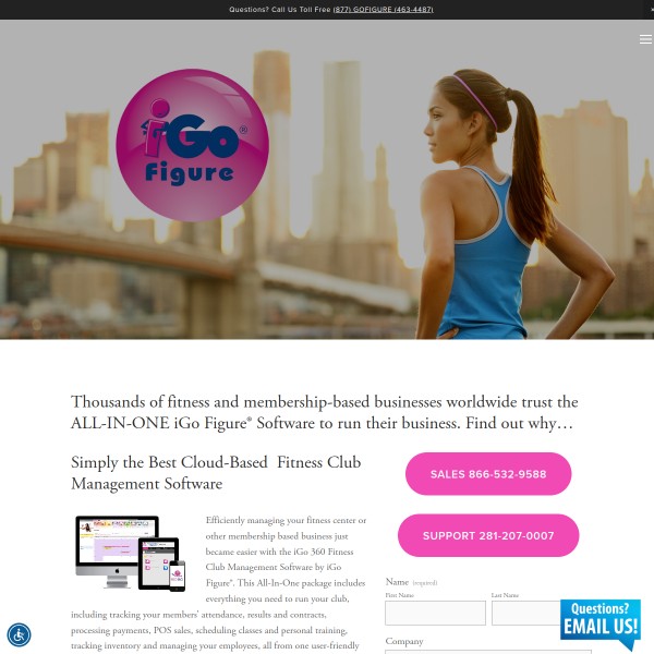 iGOFigure homepage screenshot