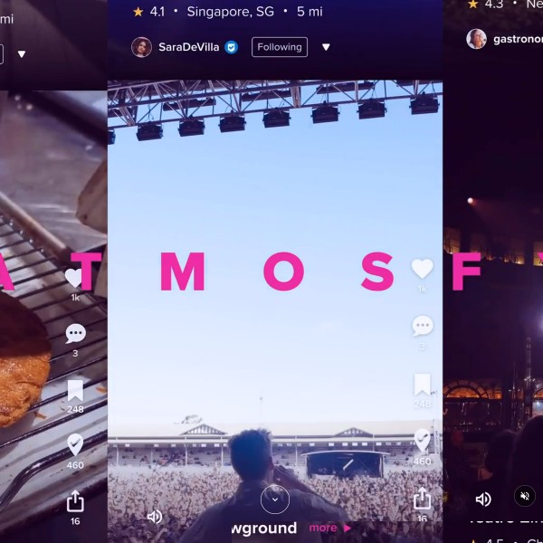Atmosfy homepage screenshot