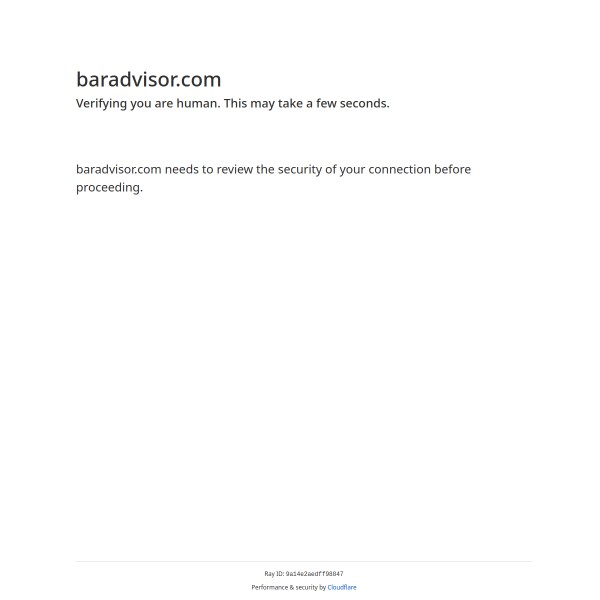 Bar Advisor homepage screenshot