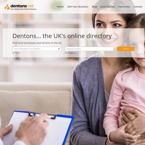 dentons homepage screenshot