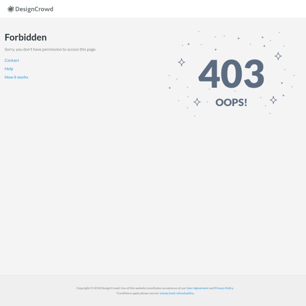 DesignCrowd homepage screenshot