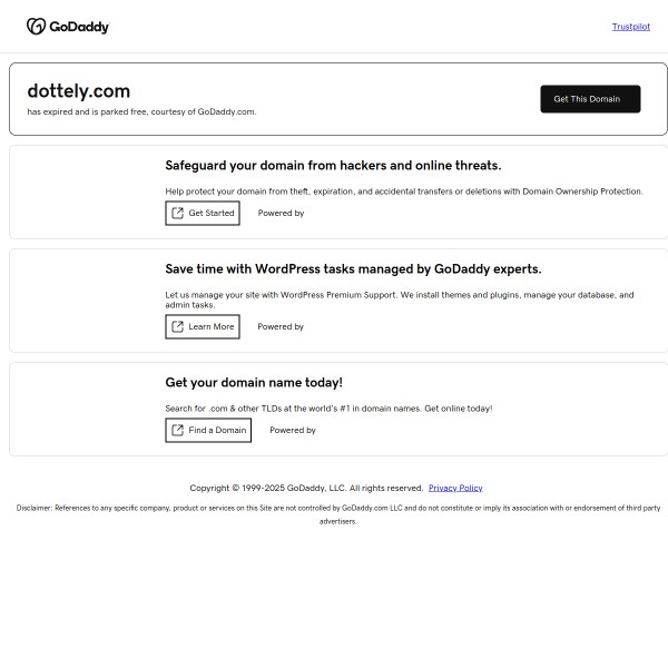 Dottely homepage screenshot