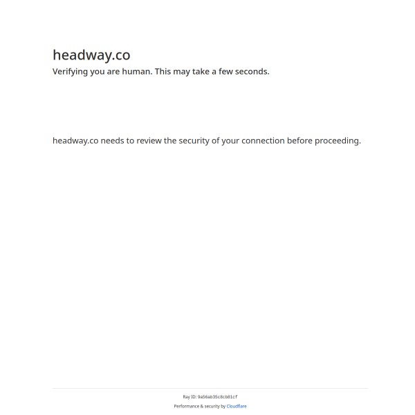 Headway homepage screenshot