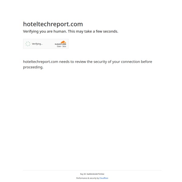 HotelTechReport homepage screenshot