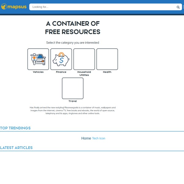 mapsus.net homepage screenshot