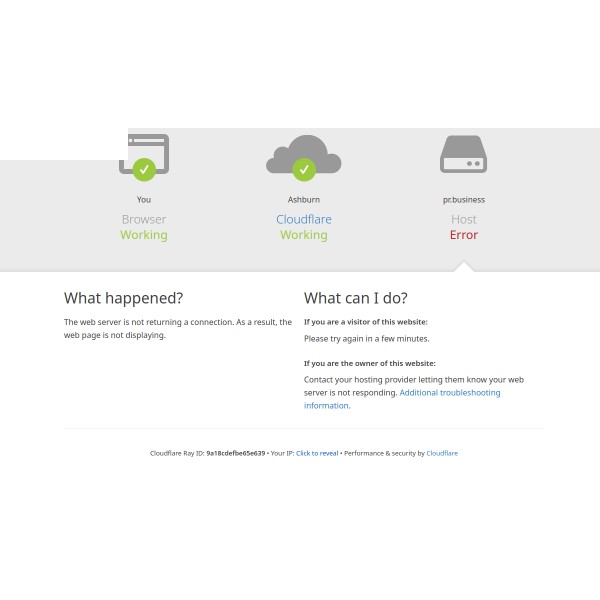 pr.business homepage screenshot