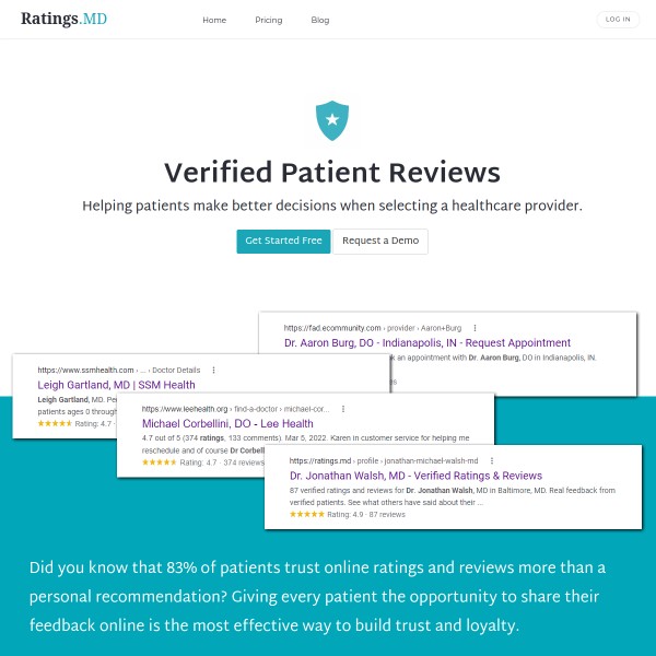 Ratings.md homepage screenshot
