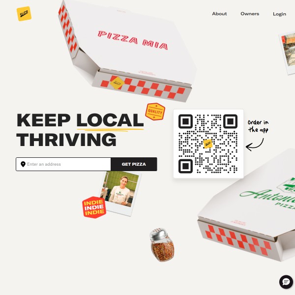 Slice homepage screenshot