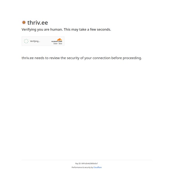 Thriv.ee homepage screenshot