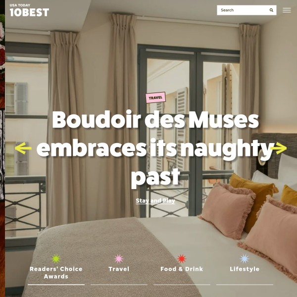 10 Best homepage screenshot