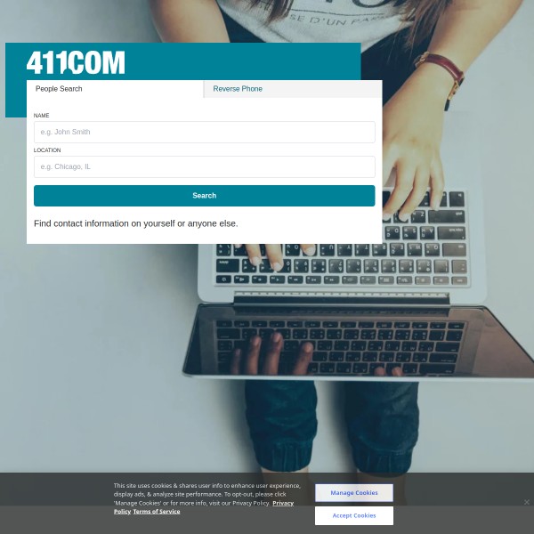 411.com homepage screenshot
