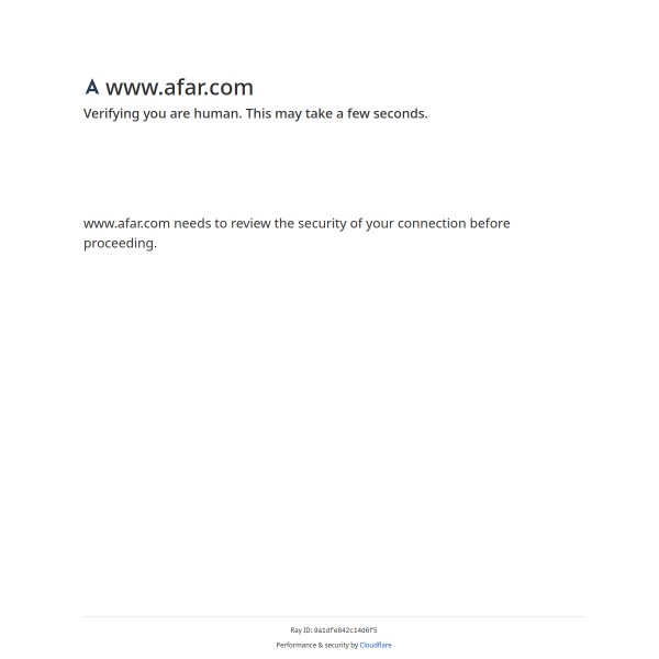 Afar homepage screenshot