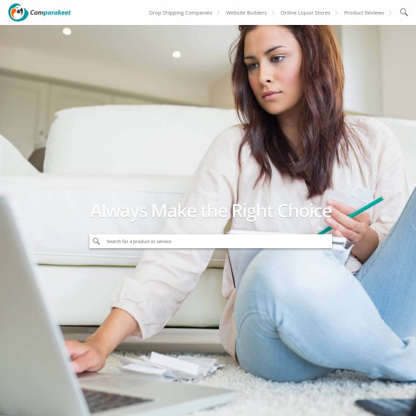 Comparakeet homepage screenshot