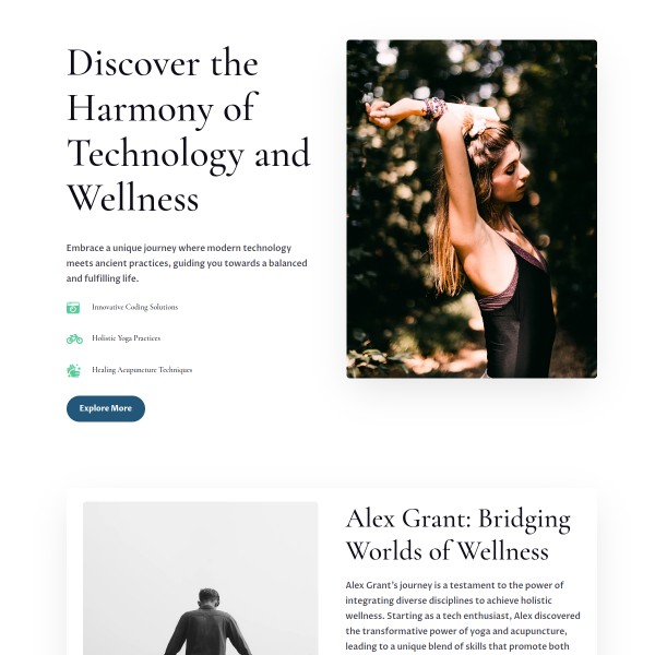 Find Yoga homepage screenshot