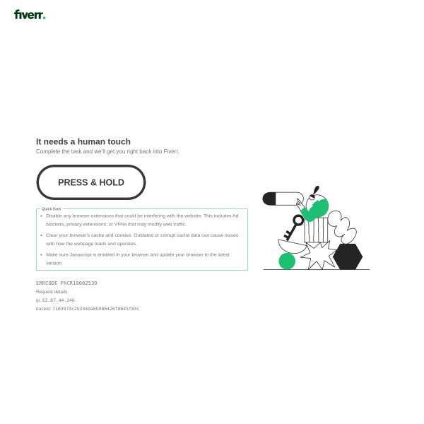 Fiverr homepage screenshot