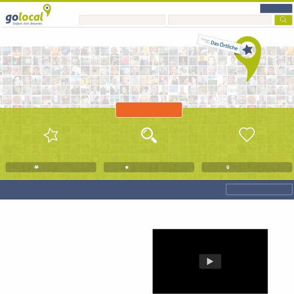 GoLocal.de homepage screenshot