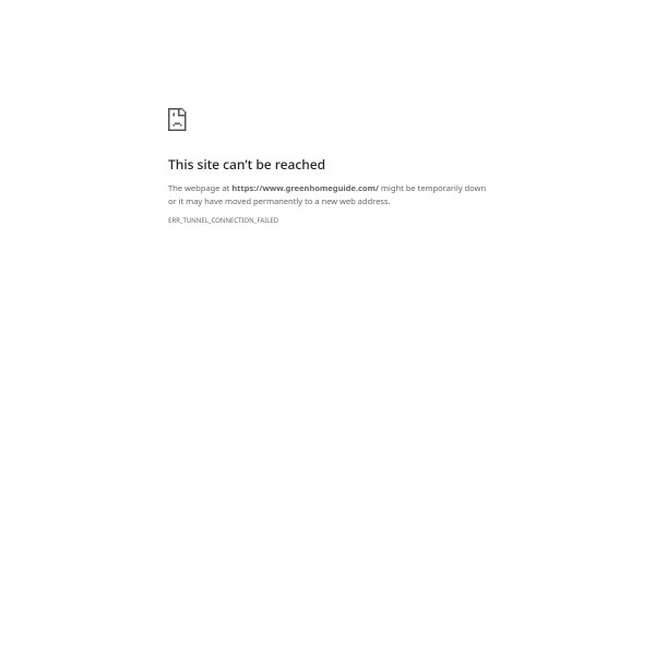 Green Home Guide homepage screenshot