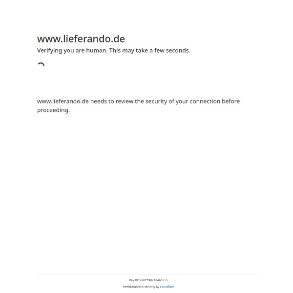 Leiferando homepage screenshot