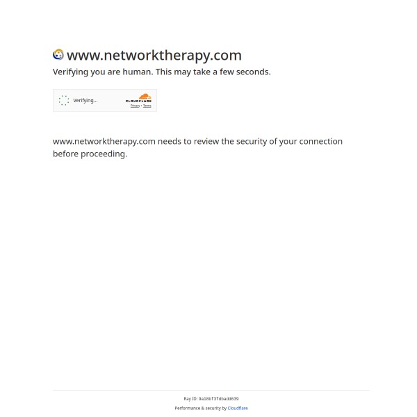 NetworkTherapy.com homepage screenshot