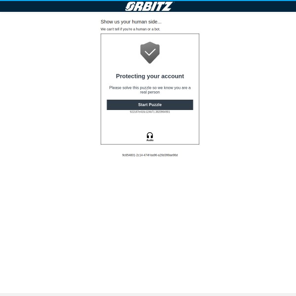 Orbitz homepage screenshot