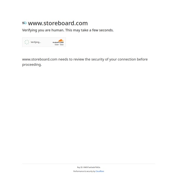 Storeboard homepage screenshot