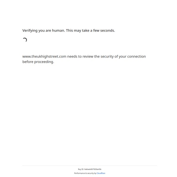 The UK High Street homepage screenshot