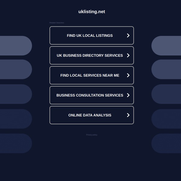 uklisting.net homepage screenshot