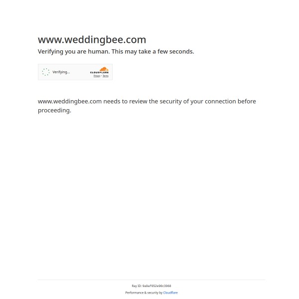 WeddingBee homepage screenshot