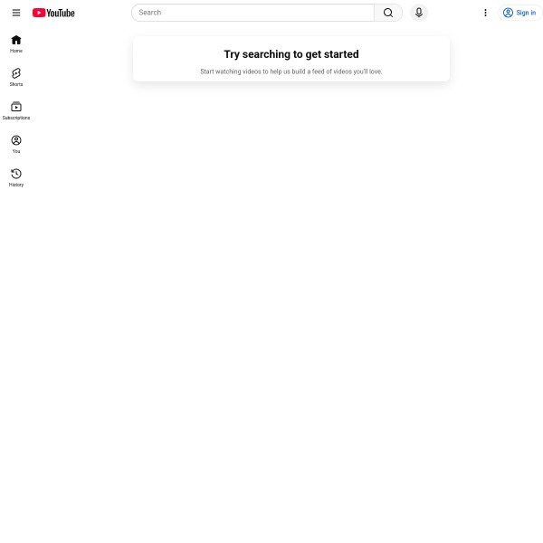 Youtube homepage screenshot