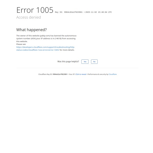 Yably homepage screenshot