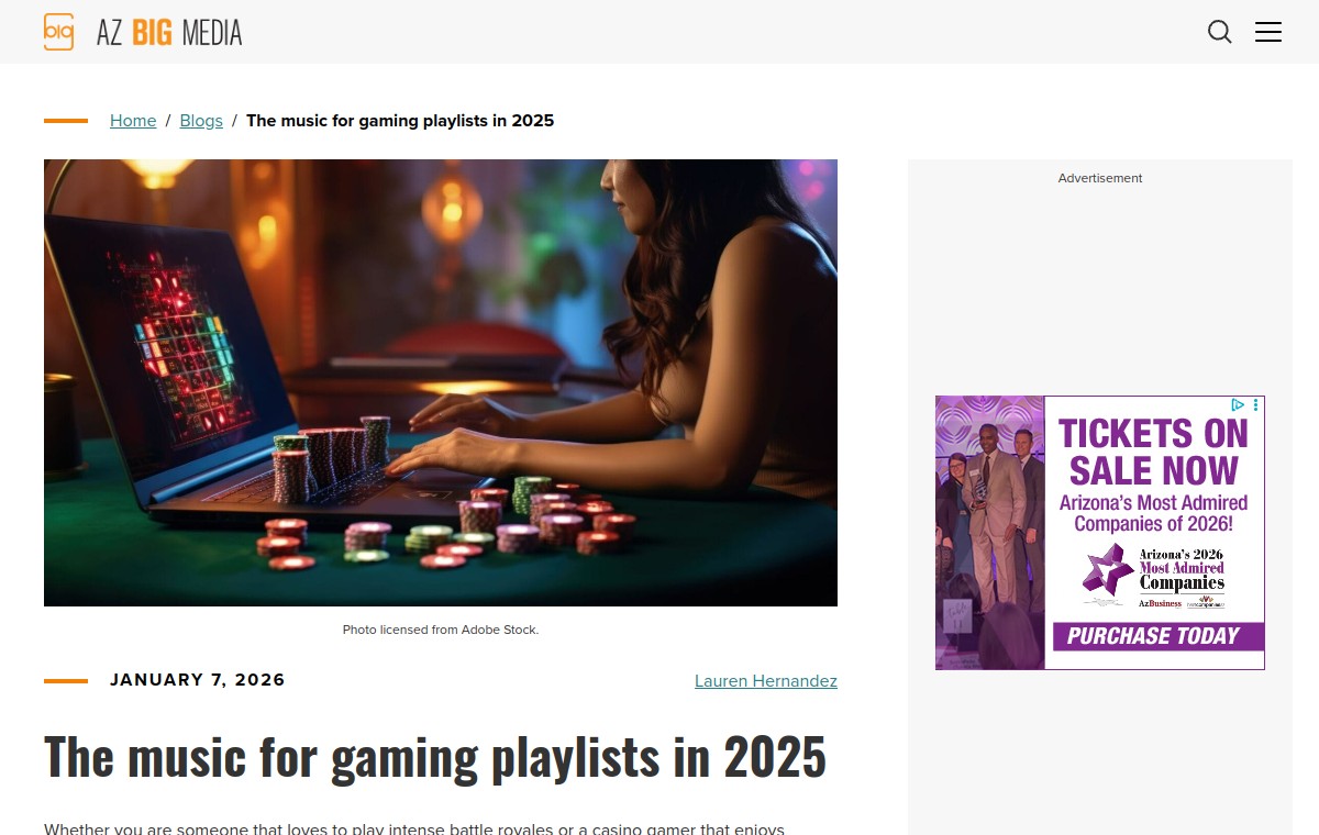 AZ Big Media published placement screenshot