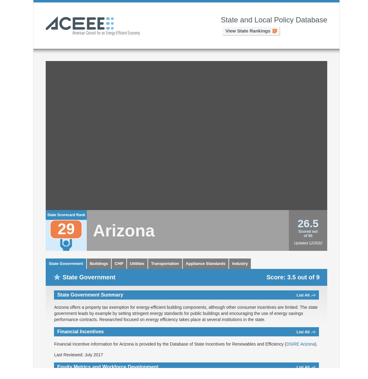 The American Council for an Energy-Efficient Economy (ACEEE)