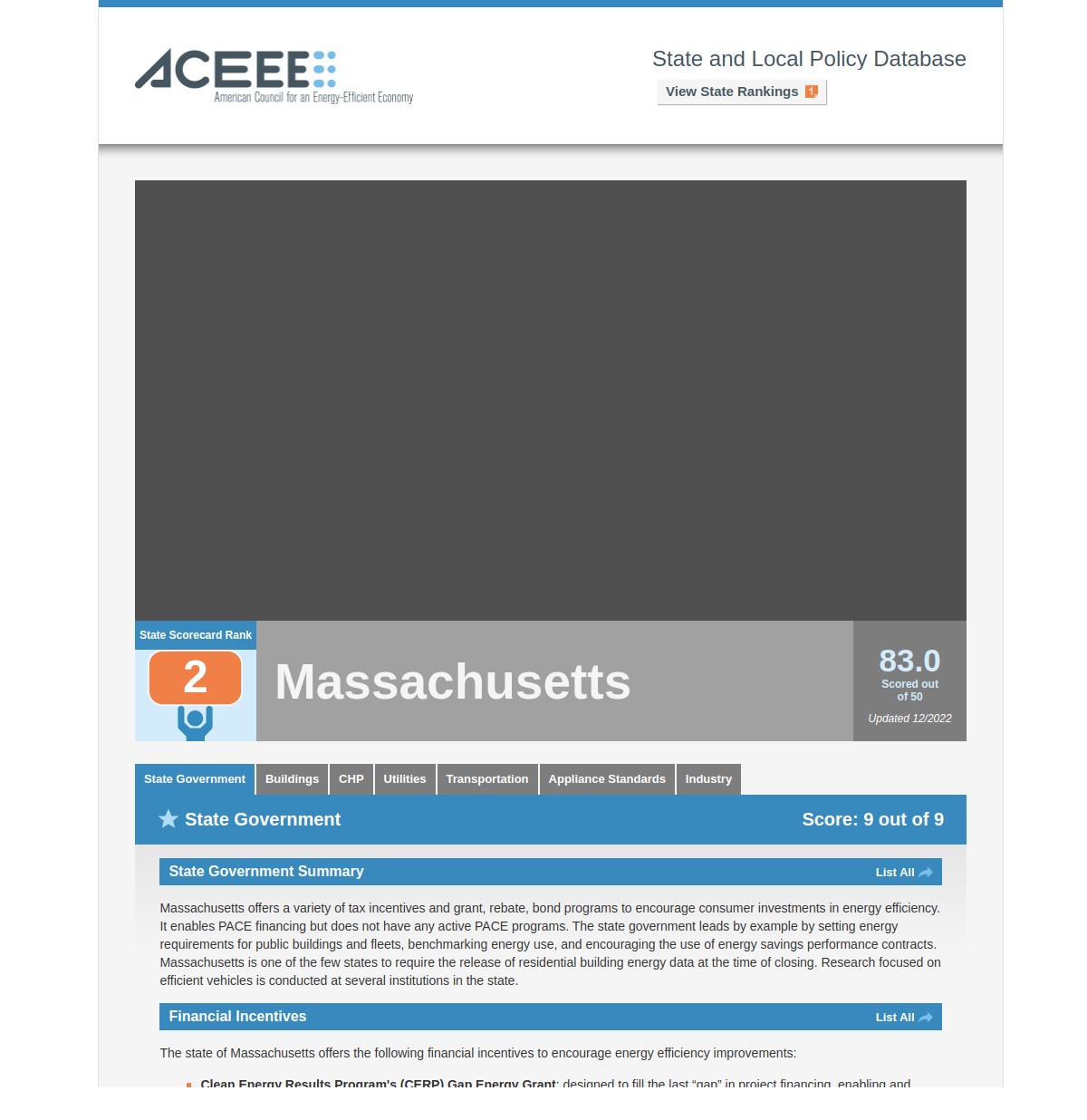 The American Council for an Energy-Efficient Economy (ACEEE)