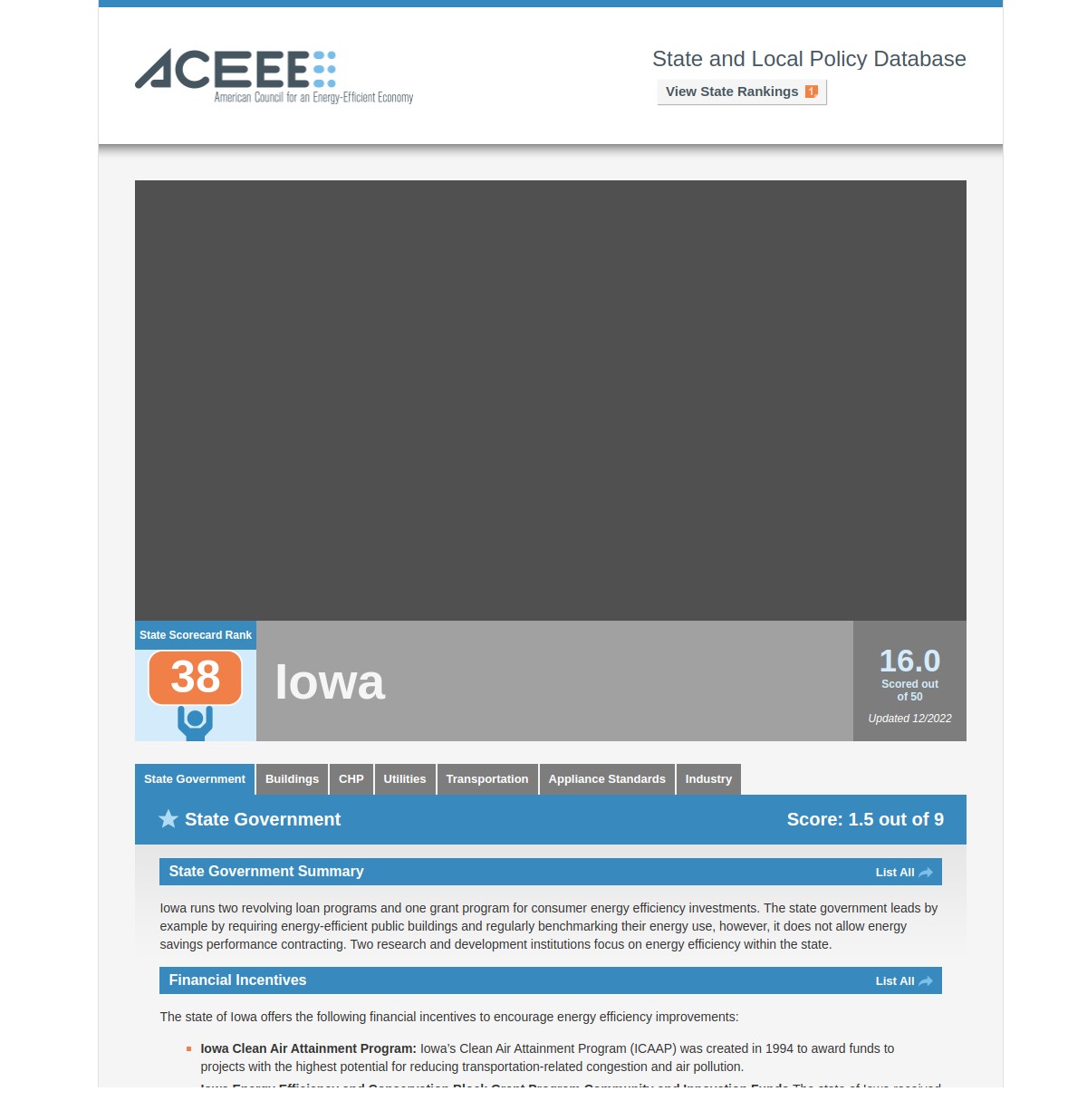 The American Council for an Energy-Efficient Economy (ACEEE)
