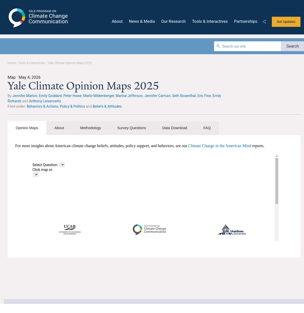 Yale Program on Climate Change Comunication