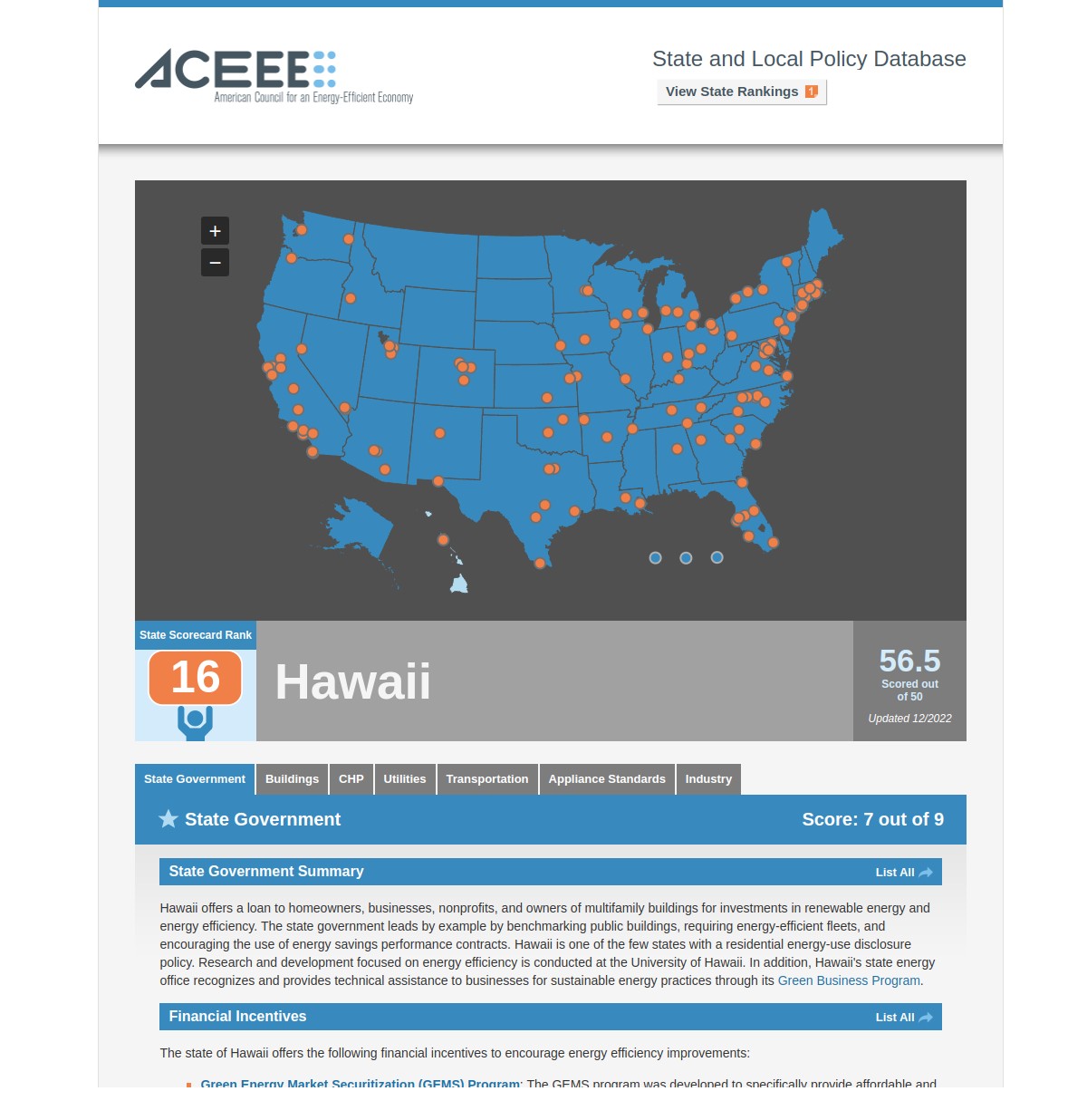 The American Council for an Energy-Efficient Economy (ACEEE)