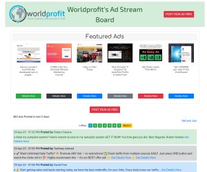 World's Largest [F_R_E_E] Ad Stream Board - Over 10,000 Ad Views EVERY Day