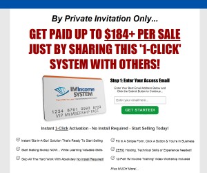 Get Paid Just For Sharing The IM Income System with Others