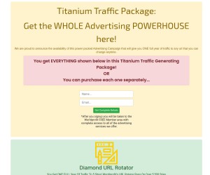 Titanium Traffic Package: Get the WHOLE Advertising POWERHOUSE here!